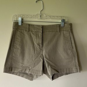 J. Crew khaki shorts, size 2